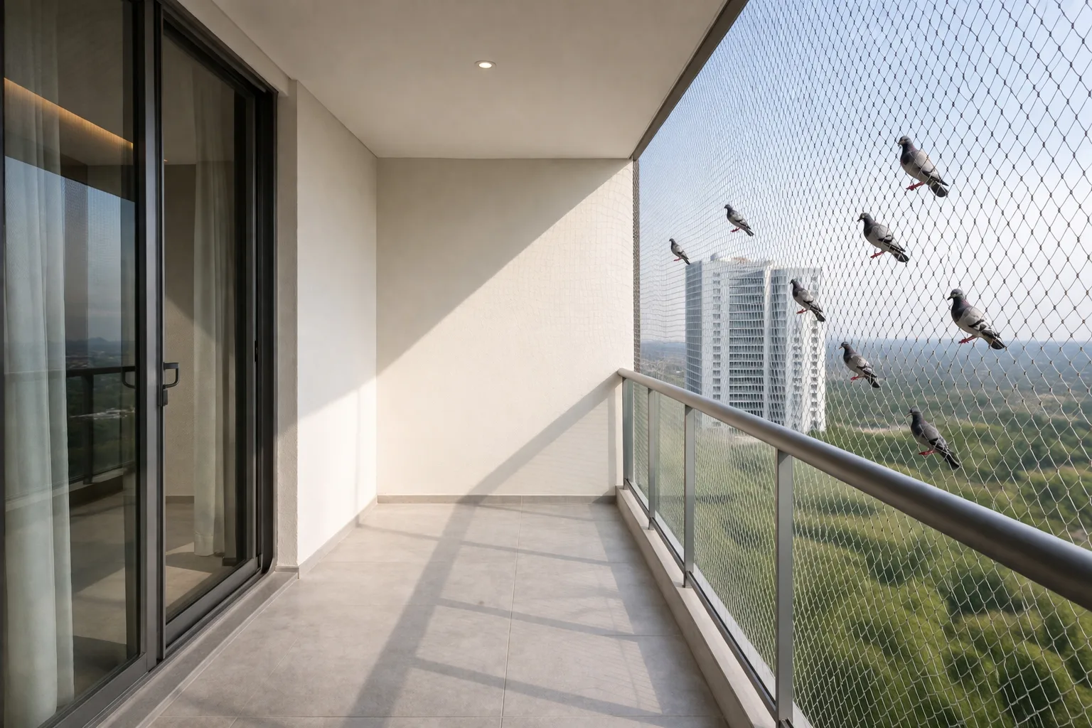 How to Keep Pigeons Away From Balconies Without Damaging Aesthetics