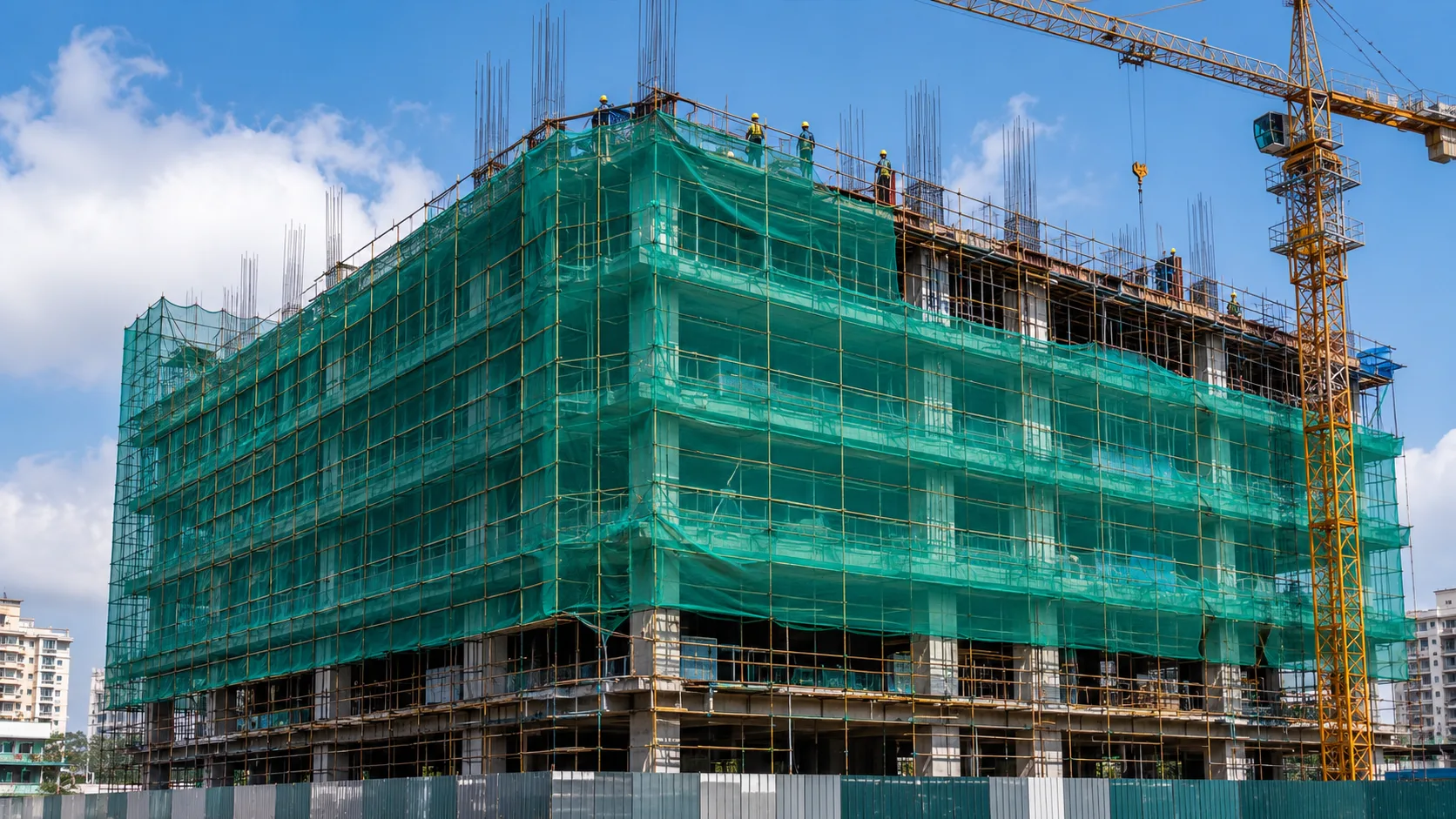 Construction Debris & Fall Protection Safety Nets