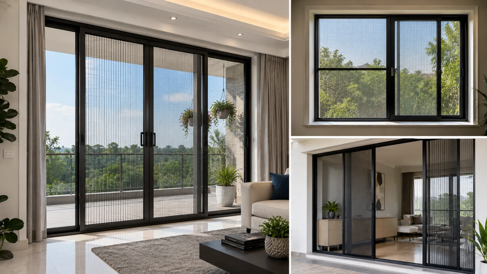 Magnetic Window Mosquito Screen System
